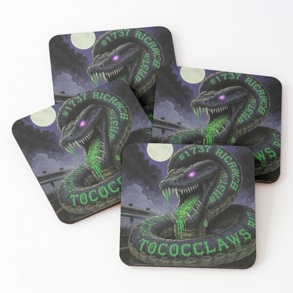 Item preview, Toxic Neon Snake Dripping Acid | Dark Fantasy Snake Graphic designed and sold by TOCOCLAWS.