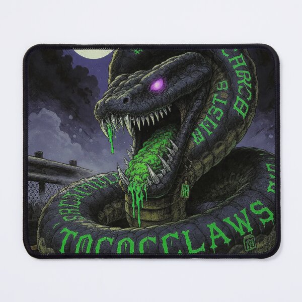 Item preview, Toxic Neon Snake Dripping Acid | Dark Fantasy Snake Graphic designed and sold by TOCOCLAWS.