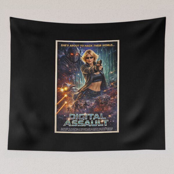 Item preview, Digital Assault Poster designed and sold by Moviebuff91.