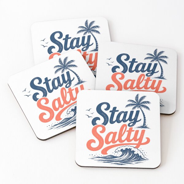 Artikelvorschau, Stay Salty Retro Beach Summer Ocean Waves entworfen und verkauft von ElcastDesigns.
