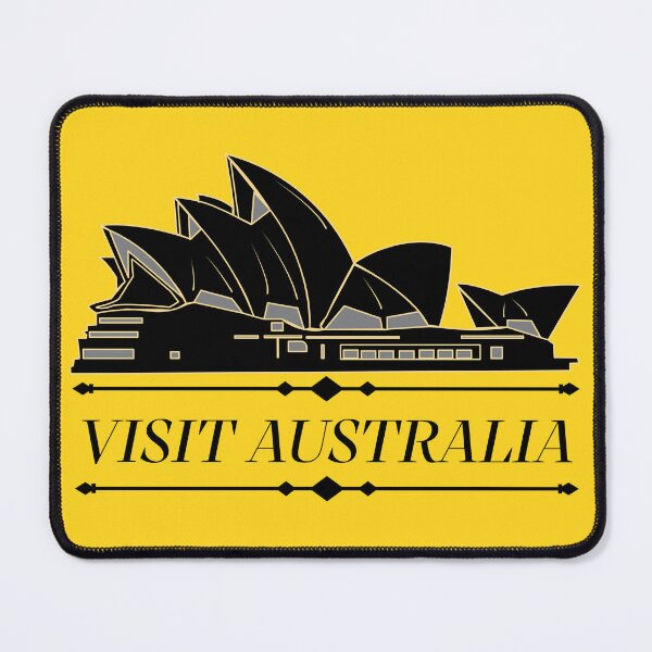 Item preview, Visit Australia Vintage Art Deco designed and sold by Dimensionality.