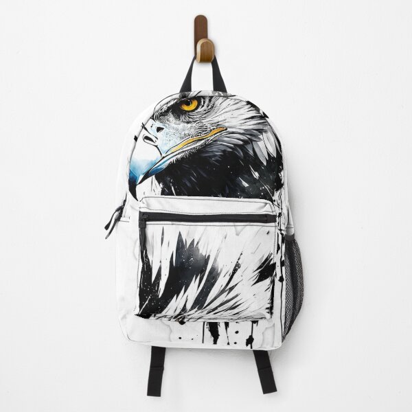 Item preview, Fierce Bald Eagle Ink Splash Sticker | Majestic Wildlife Art designed and sold by Arts121.