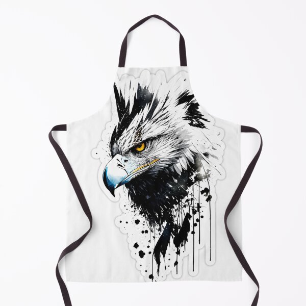 Item preview, Fierce Bald Eagle Ink Splash Sticker | Majestic Wildlife Art designed and sold by Arts121.