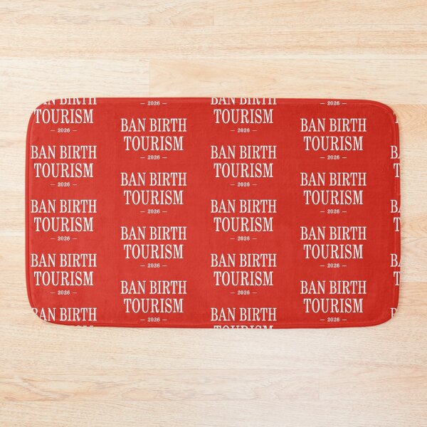 Item preview, Ban Birth Tourism Sticker 2026 | Anti Birth Tourism Design | Immigration Policy Vinyl Decal designed and sold by G - supply.
