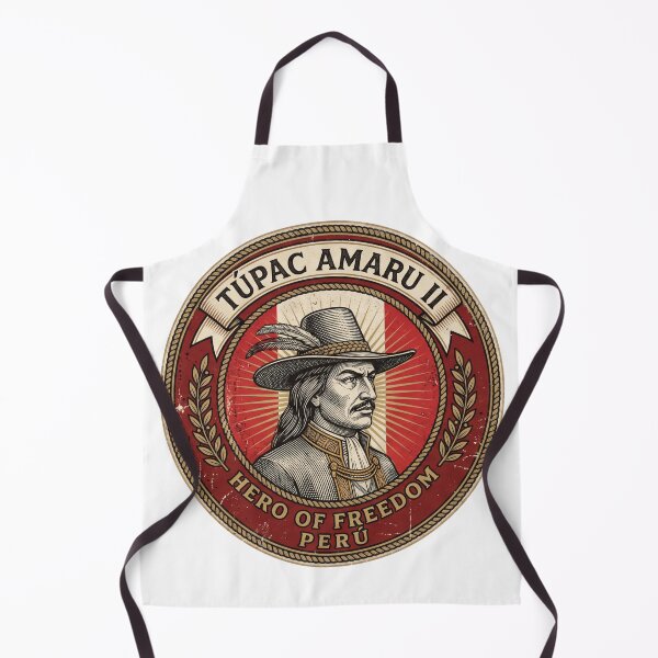Item preview, Tupac Amaru II Hero of Freedom Peru Vintage Badge designed and sold by Efforito.