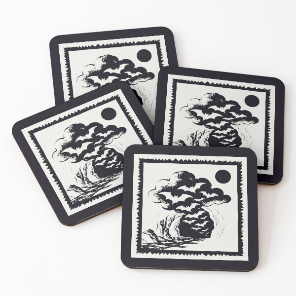 Item preview, Bat Awakening Silhouette designed and sold by Cathedral of Curiosity.