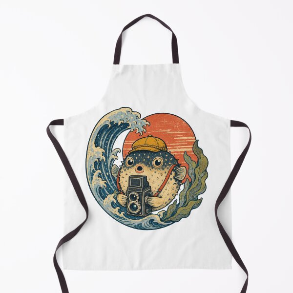 Item preview, Japanese Pufferfish Photographer designed and sold by Ora-kuro.