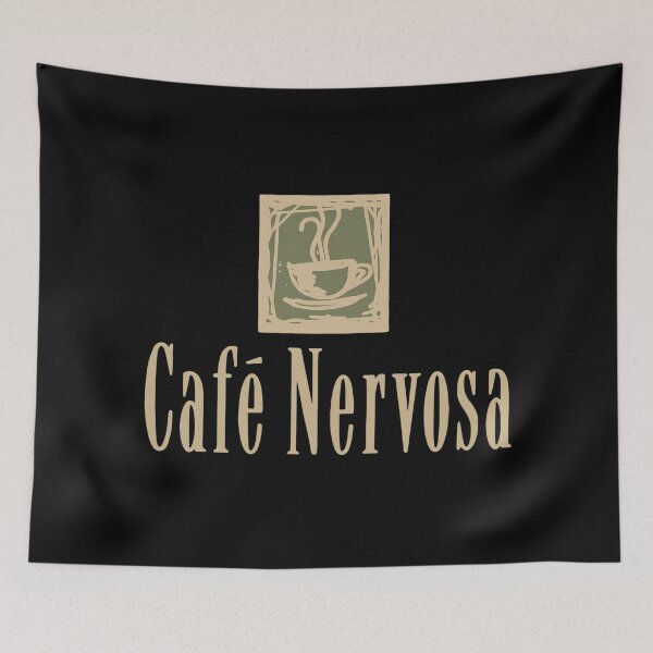 Item preview, Cafe Nervosa Sign designed and sold by Verominunus.