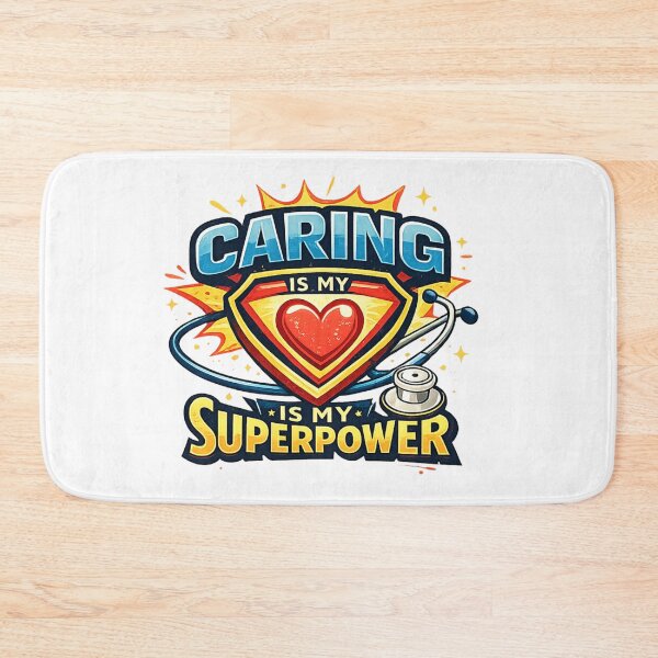Item preview, Caring Is My Superpower | CNA Nurse Healthcare Hero T-Shirt designed and sold by justsuestudio.