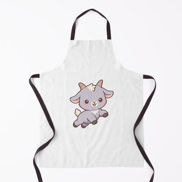 Item preview, Cute Kawaii Jumping Pastel Purple Baby Goat Sticker | Anime Style Chibi Barnyard Kid Art | Gift for Farm Animal Lovers designed and sold by Chipkooo.