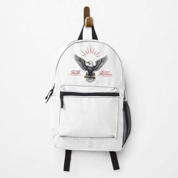 Item preview, Faith and Freedom Patriotic Bald Eagle Shirt - Christian American Flag Design designed and sold by G - supply.