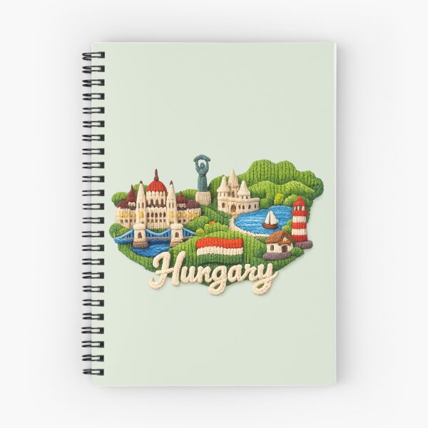 Item preview, Knitted Hungary Landmark | Handmade Yarn Knit Travel Souvenir designed and sold by Moons Studio.