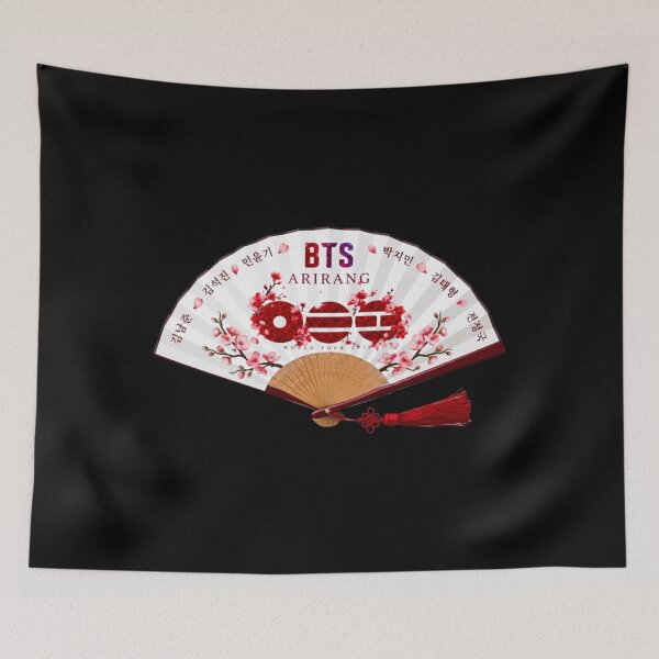 Item preview, Kpop BTS-Arirang Korean Folding Fan designed and sold by GamJofop.