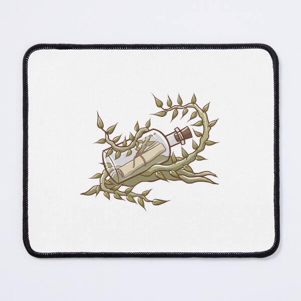 Item preview, Message In A Bottle Cute Magical Botanical Roots Graphic designed and sold by Schokcoladee.