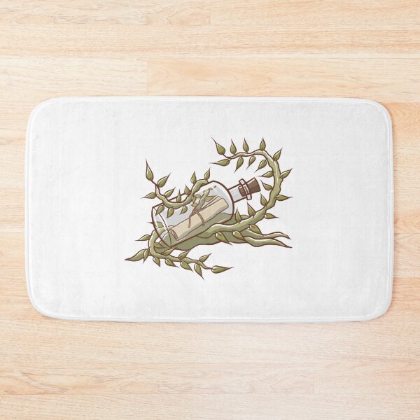 Item preview, Message In A Bottle Cute Magical Botanical Roots Graphic designed and sold by Schokcoladee.