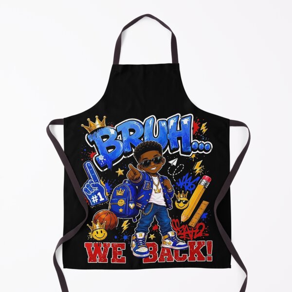 Item preview, Bruh We Back To School Black Boy Graffiti designed and sold by DamianRoy88.