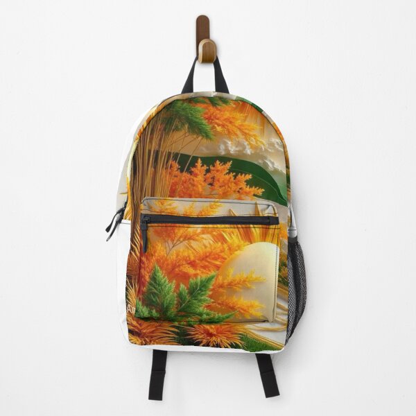 Item preview, Golden Autumn Sun Landscape | Serene Nature Scenic Illustration designed and sold by Arts121.
