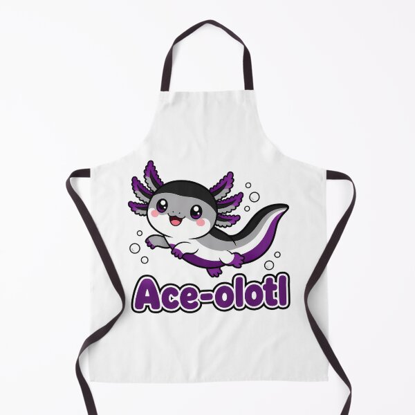 Item preview, Ace-Olotl Asexual Pride Kawaii Axolotl Pun designed and sold by chattsuede.
