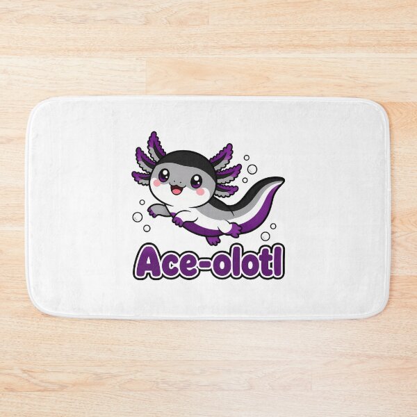 Item preview, Ace-Olotl Asexual Pride Kawaii Axolotl Pun designed and sold by chattsuede.
