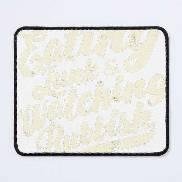 Item preview, Eating Junk Watching Rubbish Vintage Retro designed and sold by lht6474.