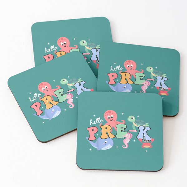 Item preview, Hello Pre-K Teacher Ocean Animal Preschool Back to School designed and sold by mjohnson9.