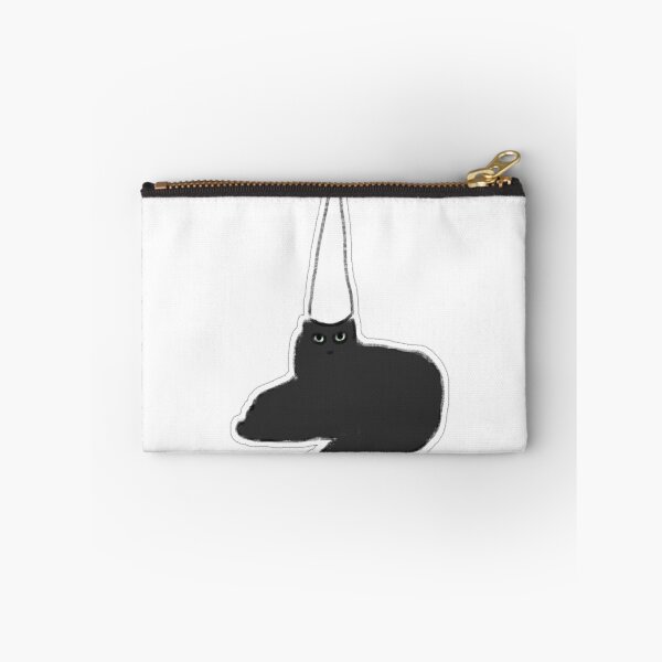 Item preview, Black Cat Wearing Long Cone Hat Funny Hand Drawn Art designed and sold by raun.draw.