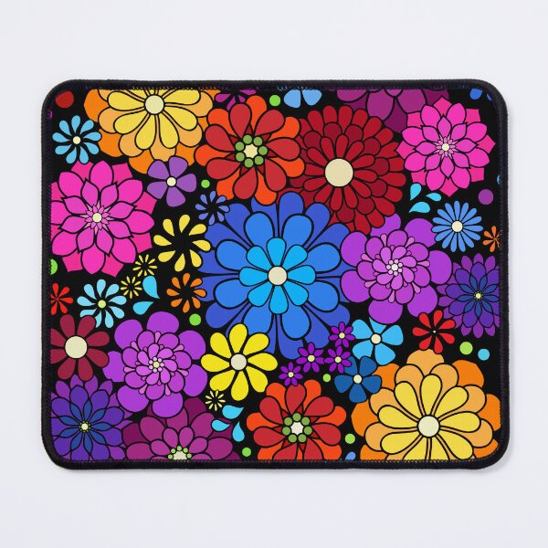 Item preview, 70s Groovy Hippie Colorful Botanical Pattern designed and sold by Alondra.
