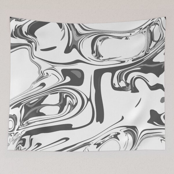 Item preview, Liquid abstract paint grey designed and sold by Kimos Creative Store.