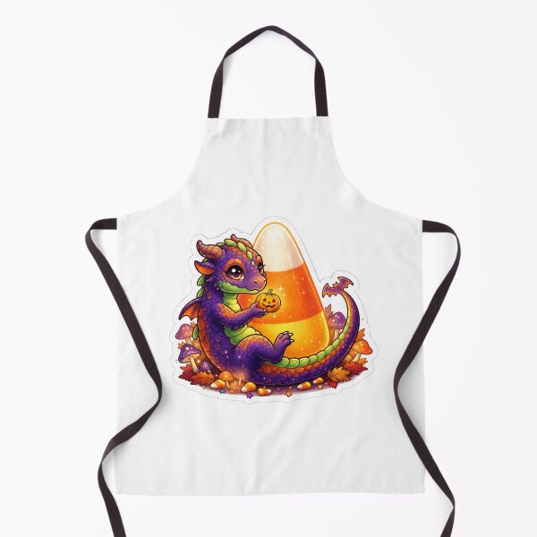 Item preview, Cute Halloween Dragon | Candy Corn Dragon | Kawaii Baby Dragon | Spooky Season | Autumn Fantasy | Candy Corn Art designed and sold by MrDev.