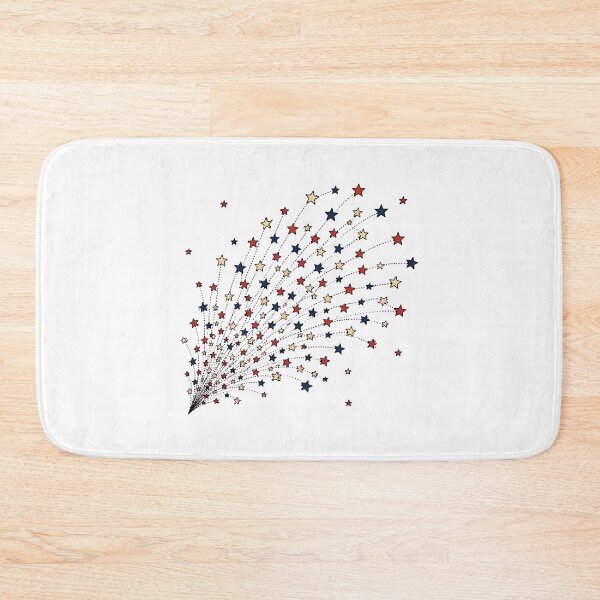 Item preview, Vintage Patriotic Star Fireworks Hand Drawn Americana designed and sold by chattsuede.