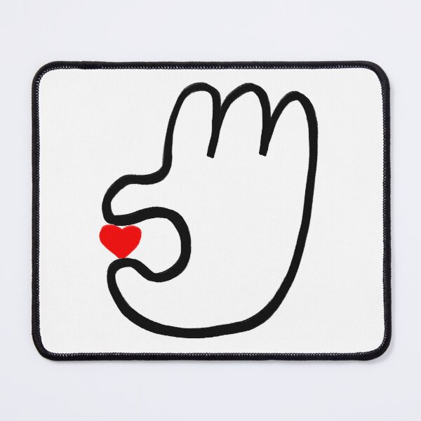 Item preview, OK Gesture with Heart designed and sold by Lililulu99.