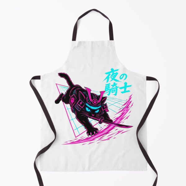 Item preview, Synthwave Samurai Cat Japanese Anime Warrior designed and sold by chattsuede.