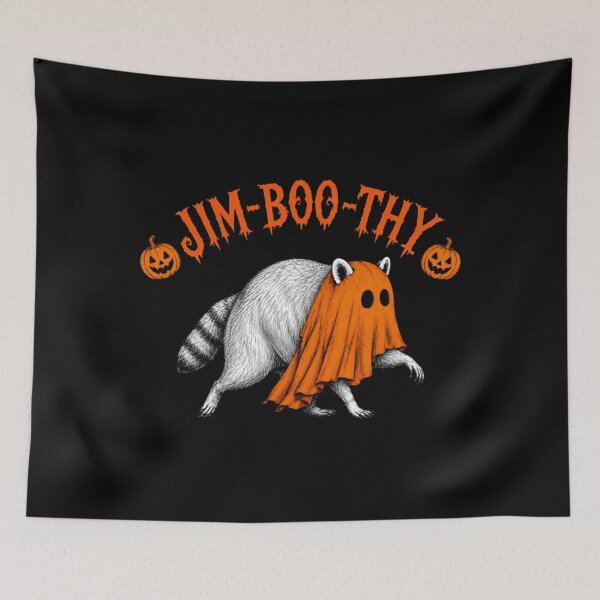Item preview, Jimothy Jim-Boo-Thy Halloween Raccoon Funny Spooky Season designed and sold by MonteSorado.