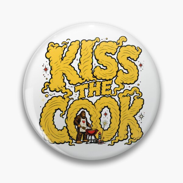 Item preview, Bigfoot Kiss The Cook Funny Grill Master Dad designed and sold by chattsuede.