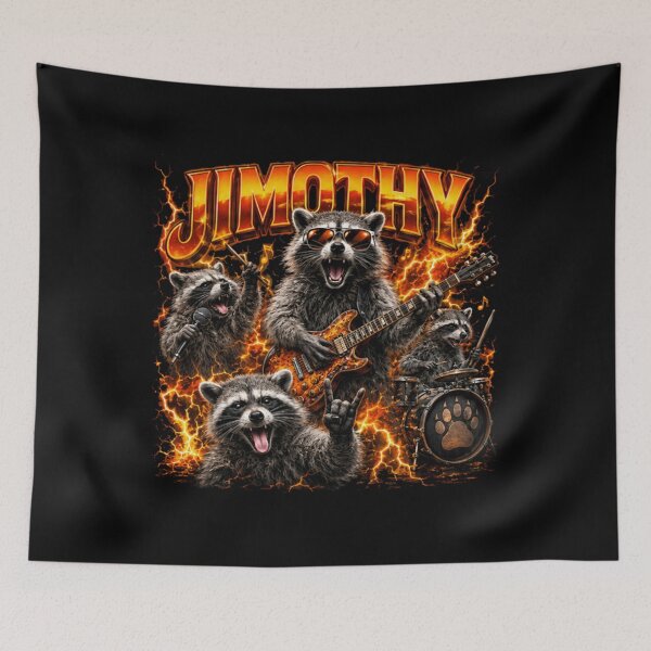 Item preview, Jimothy Raccoon Rock Band Concert designed and sold by MonteSorado.