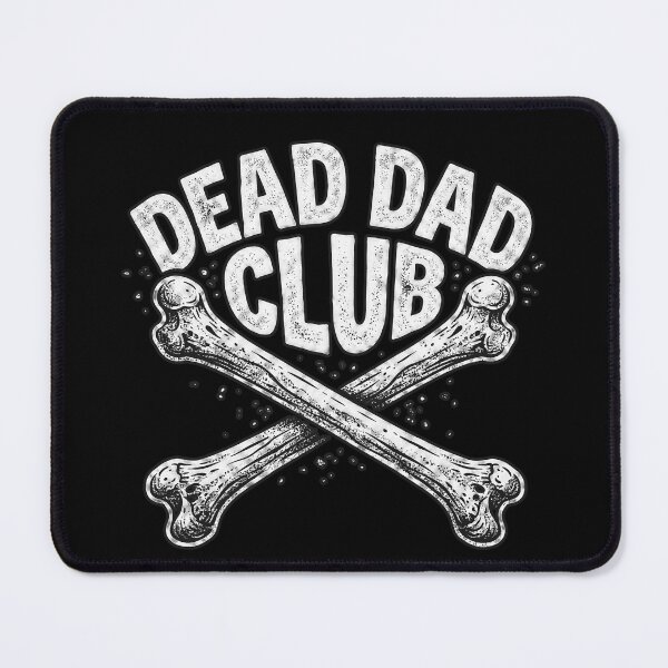 Item preview, Dead Dad Club Crossbones Grunge Typography designed and sold by nuel-art.