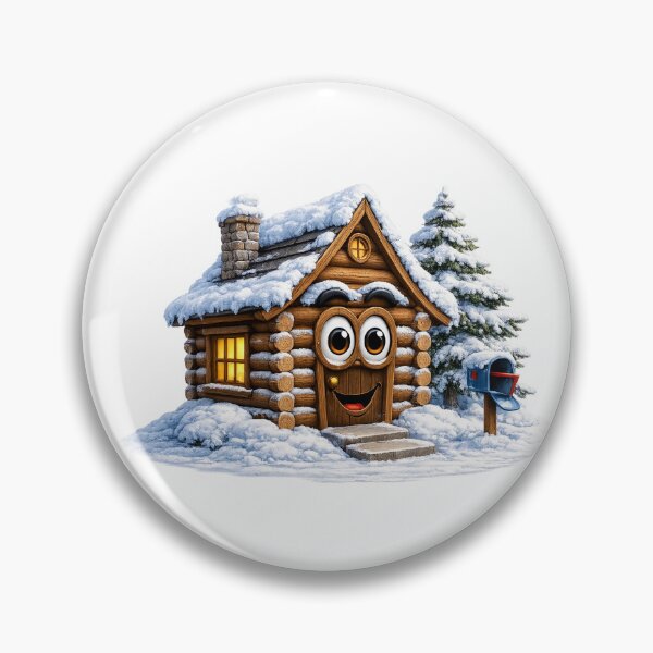 Item preview, Winter Log Cabin in the Pines designed and sold by Scott Hayes.