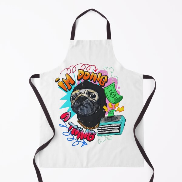 Item preview, Funny Pug I'm Doing a Thing Shirt, Cute Dog Meme Graphic, Retro Internet Humor, Quirky Pet Lover Gift, Colorful Cartoon Puppy Design designed and sold by Catspeachy.