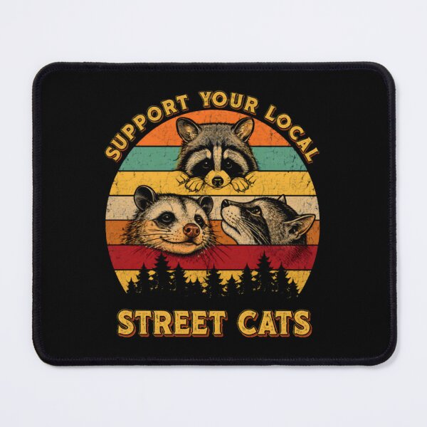 Item preview, Jimothy Retro Raccoon Street Cats designed and sold by MonteSorado.