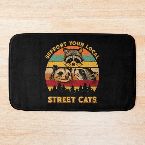 Item preview, Jimothy Retro Raccoon Street Cats designed and sold by MonteSorado.