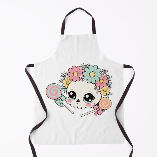 Item preview, Pastel Goth Flower Crown Skull Kawaii Creepy Cute designed and sold by chattsuede.