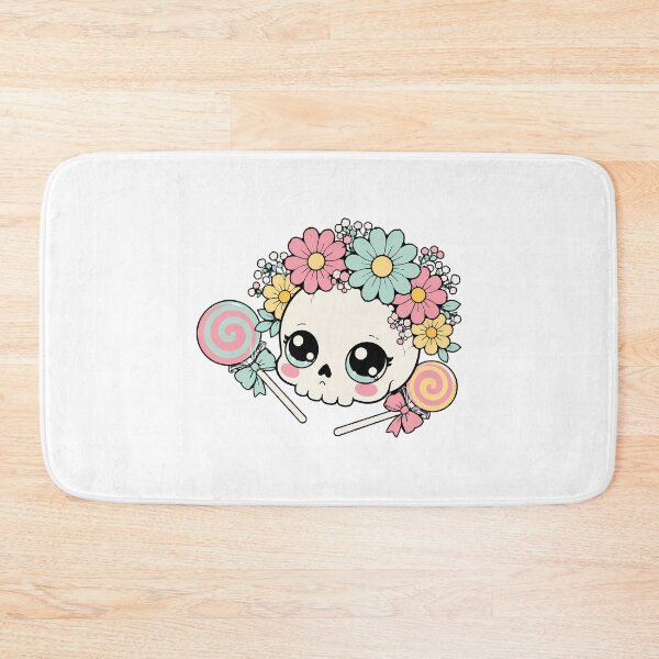 Item preview, Pastel Goth Flower Crown Skull Kawaii Creepy Cute designed and sold by chattsuede.