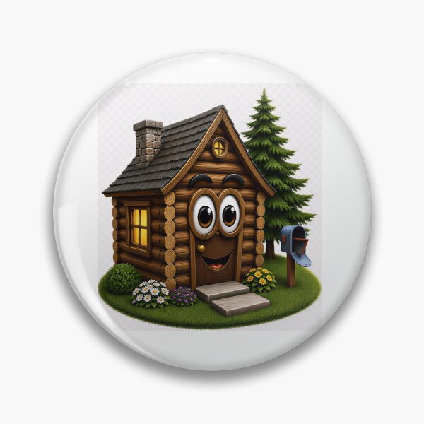 Item preview, Cartoon Log Cabin designed and sold by Scott Hayes.