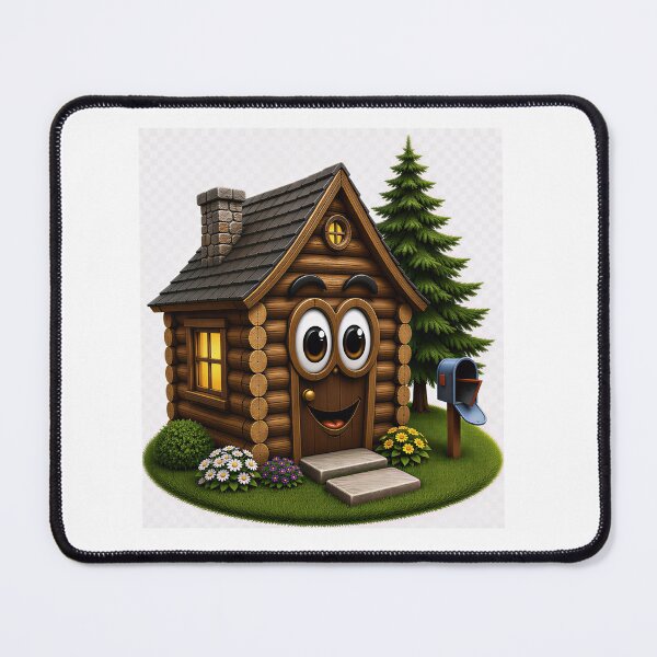 Item preview, Cartoon Log Cabin designed and sold by Scott Hayes.