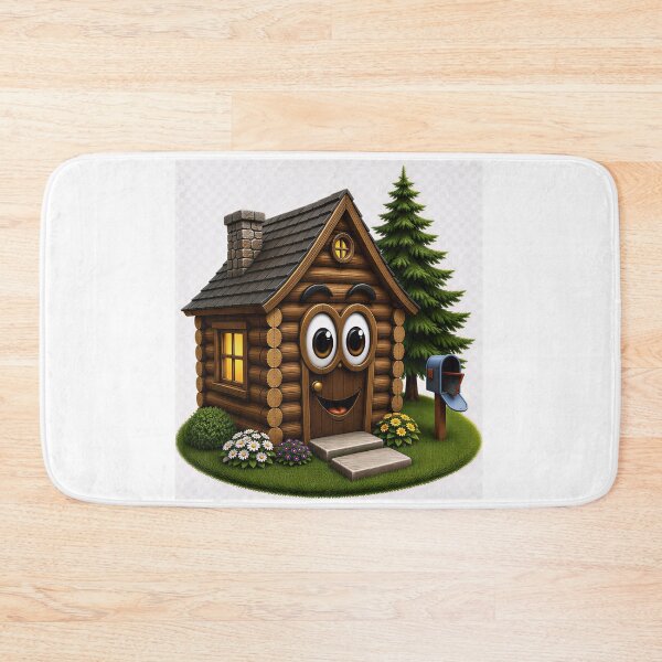 Item preview, Cartoon Log Cabin designed and sold by Scott Hayes.