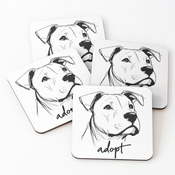 Item preview, Adopt a Pit Bull Shelter Dog designed and sold by pixiedustpaint.