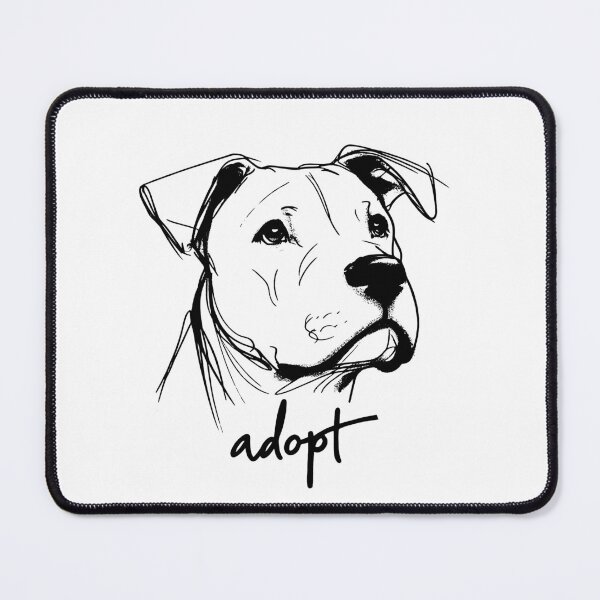 Item preview, Adopt a Pit Bull Shelter Dog designed and sold by pixiedustpaint.