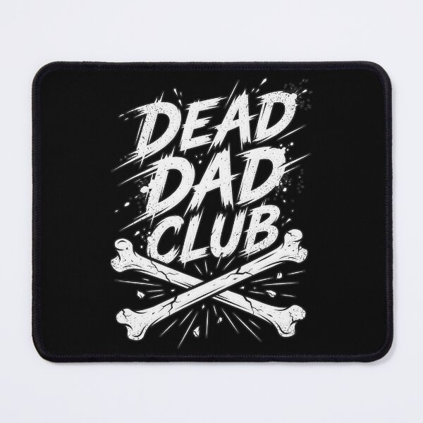 Item preview, Dead Dad Club Crossbones Grunge Typography designed and sold by nuel-art.