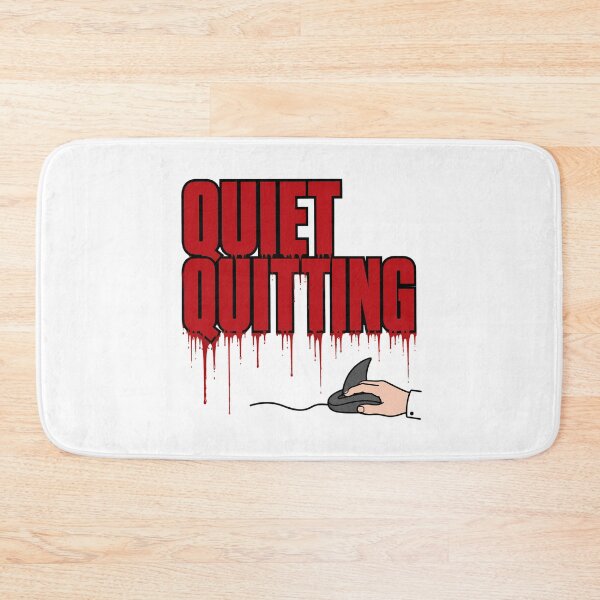 Item preview, Quiet Quitting Shark Mouse Office Horror Parody designed and sold by chattsuede.