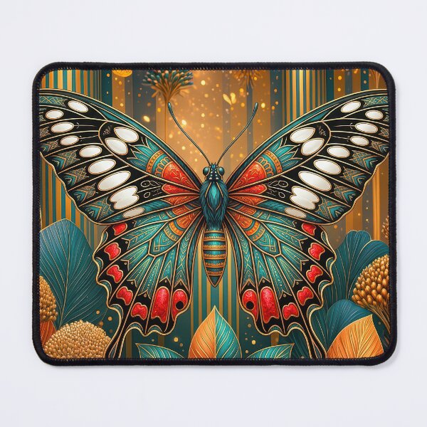 Item preview, Scarlet Peacock Art Deco designed and sold by andreisky.